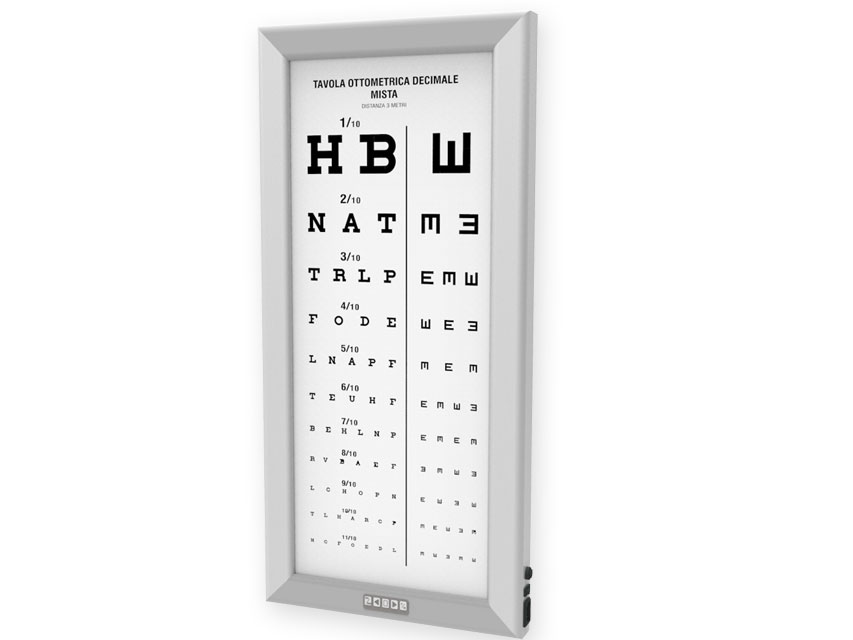 HABĂ OPTOMETRICĂ LED ULTRA SLIM - zecimală mixtă