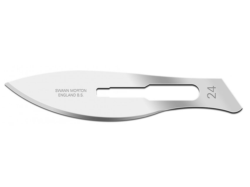 LAME OTEL CARBON SWANN-MORTON N. 24 - sterile