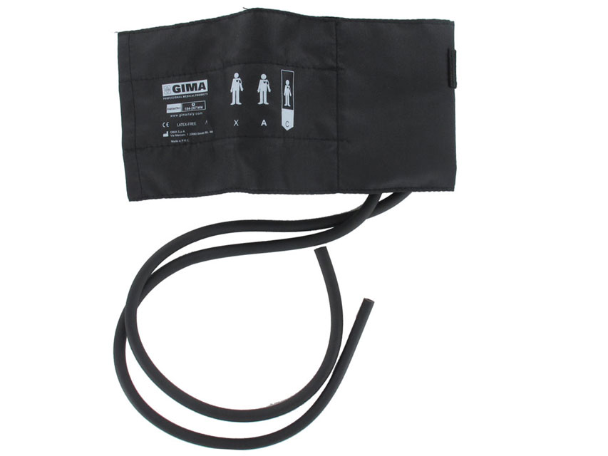 MANCHETA PEDIATRICA + VEZICA 2 TUBURI 35x11 cm - nylon negru