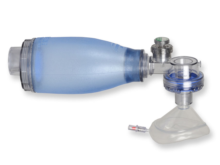 RESUSCITATOR PVC DE UNICA UTILIZARE - sugari cu supapa Pop-off