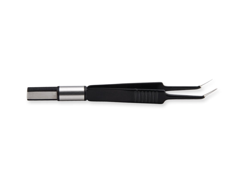PINZA BIJUTERIOR EU ANTIADERENTĂ 11,5 cm - vârf unghiular de 0,7 mm